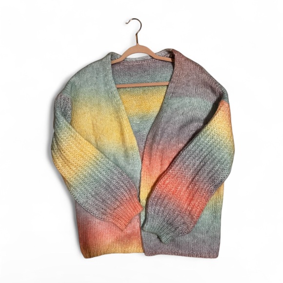 Multicolor Gradient Women's Sweater - Picture 3 of 3